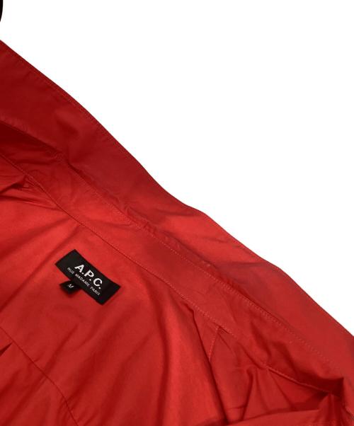 A.P.C.（アーペーセー）A.P.C. (アーペーセー) タイプライターシャツ レッド サイズ:Mの古着・服飾アイテム