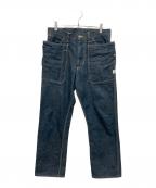 SASSAFRASササフラス）の古着「Fall Leaf Pants」｜インディゴ