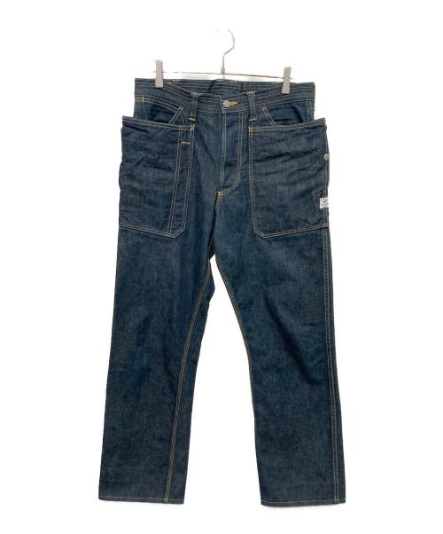 SASSAFRAS（ササフラス）SASSAFRAS (ササフラス) Fall Leaf Pants インディゴ サイズ:Ⅿの古着・服飾アイテム