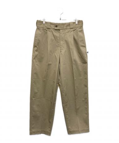 中古・古着通販】CAHLUMN (カウラム) TC Twill 1 Tuck Pants ベージュ