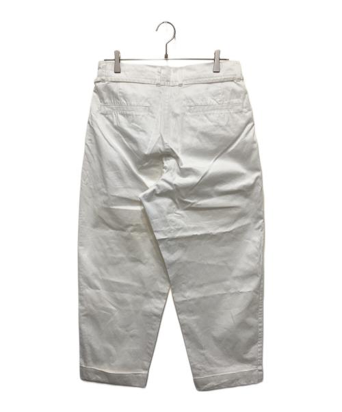 CAHLUMN（カウラム）CAHLUMN (カウラム) 80/3 チノパンツ ホワイト サイズ:Ⅿの古着・服飾アイテム
