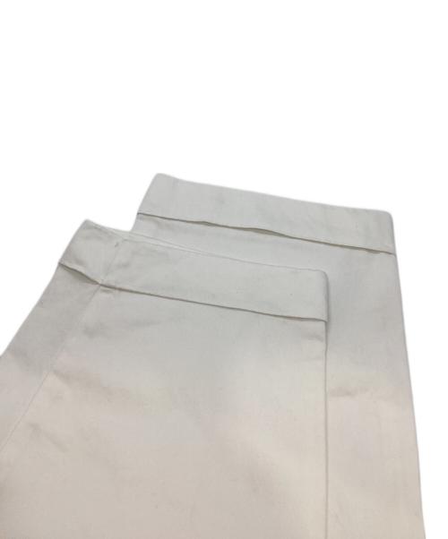 CAHLUMN（カウラム）CAHLUMN (カウラム) 80/3 チノパンツ ホワイト サイズ:Ⅿの古着・服飾アイテム