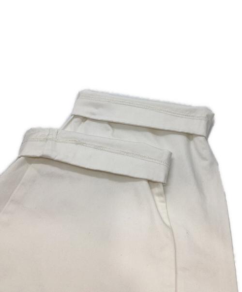 CAHLUMN（カウラム）CAHLUMN (カウラム) 80/3 チノパンツ ホワイト サイズ:Ⅿの古着・服飾アイテム
