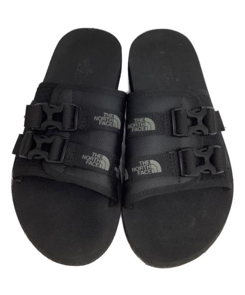 THE NORTH FACE（ザ ノース フェイス）THE NORTH FACE (ザ ノース フェイス) ロゴテープサンダル ブラック サイズ:US7の古着・服飾アイテム