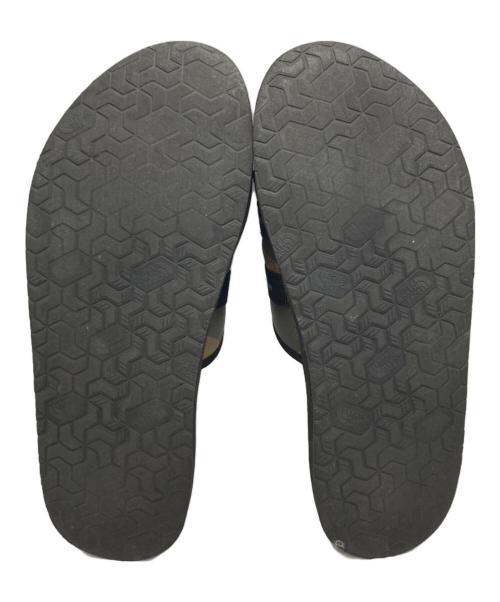 THE NORTH FACE（ザ ノース フェイス）THE NORTH FACE (ザ ノース フェイス) ロゴテープサンダル ブラック サイズ:US8の古着・服飾アイテム