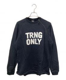 mout recon tailor（マウトリーコンテーラー）の古着「MOUT TRNG Sweat Shirt／マウト トレーニング スウェットシャツ」｜ブラック