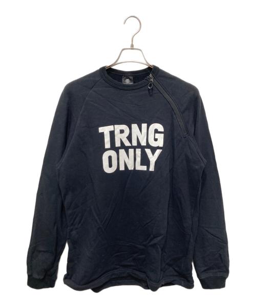 mout recon tailor（マウトリーコンテーラー）mout recon tailor (マウトリーコンテーラー) MOUT TRNG Sweat Shirt／マウト トレーニング スウェットシャツ ブラック サイズ:４８の古着・服飾アイテム