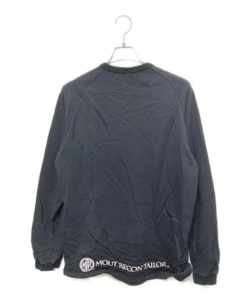 mout recon tailor（マウトリーコンテーラー）mout recon tailor (マウトリーコンテーラー) MOUT TRNG Sweat Shirt／マウト トレーニング スウェットシャツ ブラック サイズ:４８の古着・服飾アイテム