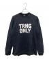 mout recon tailor（マウトリーコンテーラー）の古着「MOUT TRNG Sweat Shirt／マウト トレーニング スウェットシャツ」｜ブラック