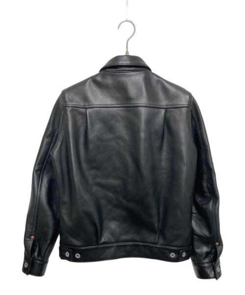 Y'2 leather（ワイツーレザー）Y'2 leather (ワイツーレザー) UNIQUE JEAN STORE レザージャケット ブラック サイズ:36の古着・服飾アイテム