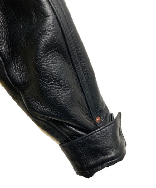 Y'2 leather（ワイツーレザー）Y'2 leather (ワイツーレザー) UNIQUE JEAN STORE レザージャケット ブラック サイズ:36の古着・服飾アイテム