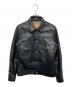 Y'2 leather（ワイツーレザー）の古着「レザージャケット」｜ブラック