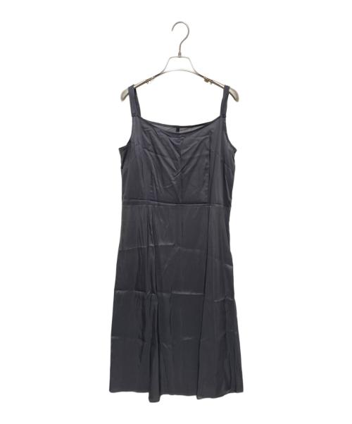 ROCHAS（ロシャス）ROCHAS (ロシャス) ペイズリーシフォンワンピース ROCHAS グレー サイズ:FREEの古着・服飾アイテム