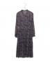 ROCHAS (ロシャス) ペイズリーシフォンワンピース ROCHAS グレー サイズ:FREE：8000円