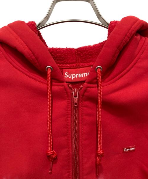 SUPREME（シュプリーム）Supreme (シュプリーム) WINDSTOPPER Zip Up Hooded Sweatshirt レッド サイズ:Ⅼの古着・服飾アイテム