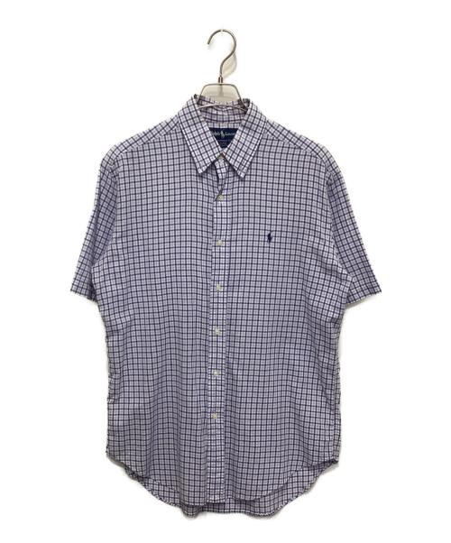 POLO RALPH LAUREN（ポロ・ラルフローレン）POLO RALPH LAUREN (ポロ・ラルフローレン) 半袖シャツ パープル サイズ:Ｌの古着・服飾アイテム