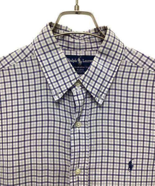 POLO RALPH LAUREN（ポロ・ラルフローレン）POLO RALPH LAUREN (ポロ・ラルフローレン) 半袖シャツ パープル サイズ:Ｌの古着・服飾アイテム