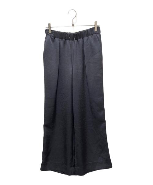 BALLSEY（ボールジィ）BALLSEY (ボールジィ) グリッツィーサテン イージーワイドパンツ グリーン サイズ:36の古着・服飾アイテム