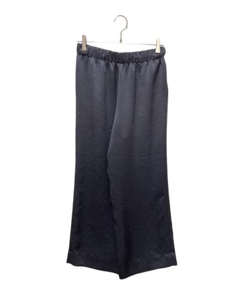 BALLSEY（ボールジィ）BALLSEY (ボールジィ) グリッツィーサテン イージーワイドパンツ グリーン サイズ:36の古着・服飾アイテム