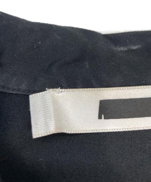 MCQ（マックキュー）MCQ (マックキュー) 刺繍オープンカラーシャツ ブラック サイズ:44の古着・服飾アイテム