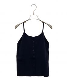 JOURNAL STANDARD（ジャーナルスタンダード）の古着「コットンシルクミックス2WAYキャミソール」｜ネイビー