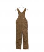 Carhartt WIPカーハート ワーク イン プログレス）の古着「BIB OVERALL」｜ブラウン