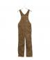 Carhartt WIP（カーハート ワーク イン プログレス）の古着「BIB OVERALL」｜ブラウン