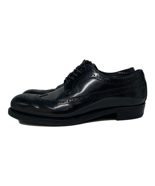 UNITED ARROWS（ユナイテッドアローズ）UNITED ARROWS (ユナイテッドアローズ) ウィングチップシューズ ブラック サイズ:36の古着・服飾アイテム