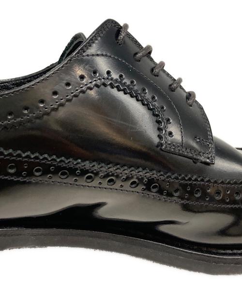 UNITED ARROWS（ユナイテッドアローズ）UNITED ARROWS (ユナイテッドアローズ) ウィングチップシューズ ブラック サイズ:36の古着・服飾アイテム
