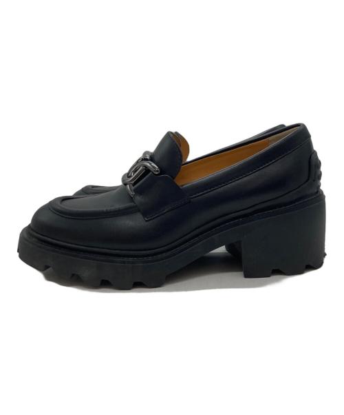 TOD'S（トッズ）TOD'S (トッズ) ローファー ブラック サイズ:37の古着・服飾アイテム