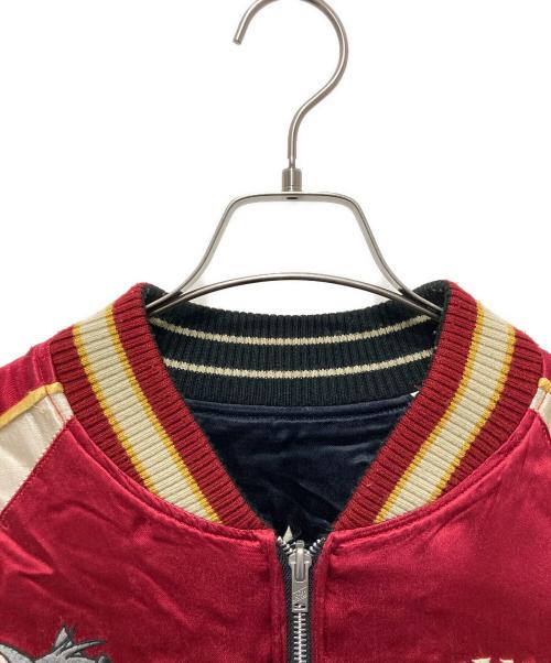 VANSON（バンソン）VANSON (バンソン) Tom&Jerry (トムトジェリー) リバーシブルスカジャン ブラック サイズ:ⅩXLの古着・服飾アイテム