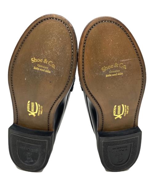 Shoe&Co.（リーガル シュー＆カンパニー）Shoe&Co. (リーガル シュー＆カンパニー) コインローファー ブラック サイズ:22.5の古着・服飾アイテム