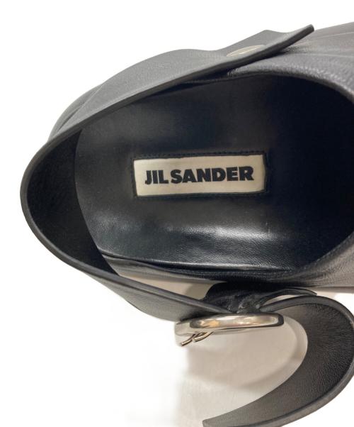 JIL SANDER（ジルサンダー）JIL SANDER (ジルサンダー) クロッグサンダル ブラック サイズ:36の古着・服飾アイテム
