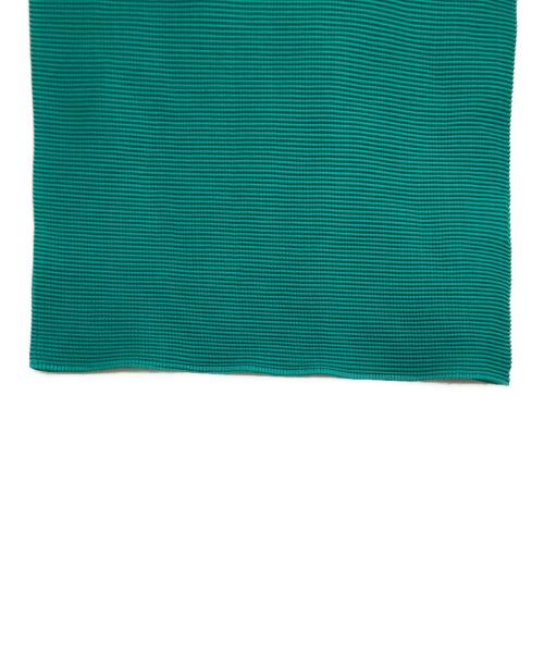 me ISSEY MIYAKE（ミーイッセイ ミヤケ）me ISSEY MIYAKE (ミーイッセイ ミヤケ) プリーツブラウス グリーン サイズ:FREEの古着・服飾アイテム