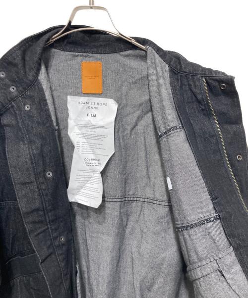 Adam et Rope（アダム エ ロペ）Adam et Rope (アダム エ ロペ) スタンドカラーデニムジャケット ブラック サイズ:Mの古着・服飾アイテム