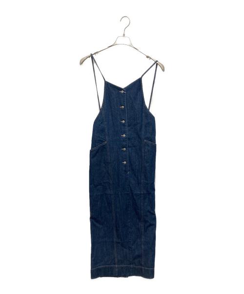Adam et Rope（アダム エ ロペ）Adam et Rope (アダム エ ロペ) デニムキャミソールワンピース インディゴ サイズ:Mの古着・服飾アイテム