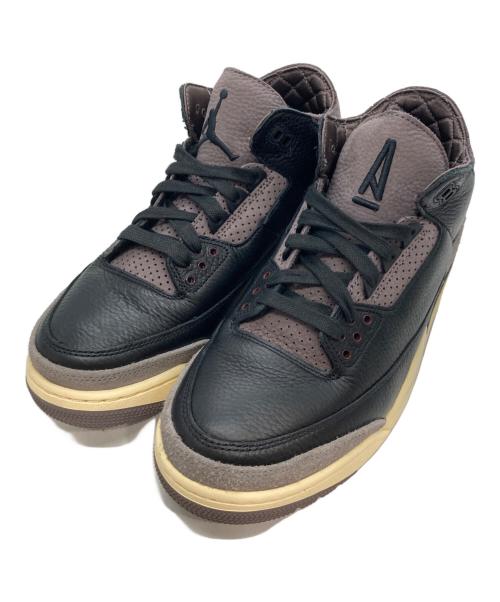 NIKE（ナイキ）NIKE (ナイキ) A Ma Maniere (ア・マ・マニエール) ウィメンズ エアジョーダン3 レトロ OG SP  ブラック×ブラウン サイズ:US11の古着・服飾アイテム