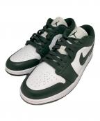 NIKEナイキ）の古着「WMNS AIR JORDAN 1 LOW Galactic Jade」｜ホワイト×グリーン