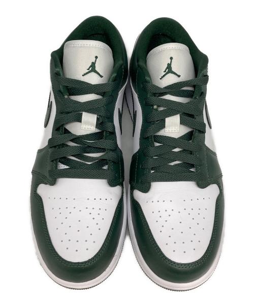 NIKE（ナイキ）NIKE (ナイキ) WMNS AIR JORDAN 1 LOW Galactic Jade ホワイト×グリーン サイズ:US11の古着・服飾アイテム
