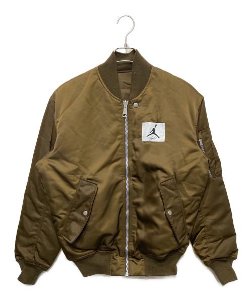 NIKE（ナイキ）NIKE (ナイキ) ESS STMT VARSITY OW ジャケット ブラウン サイズ:Ⅿの古着・服飾アイテム