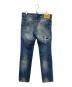DSQUARED2 (ディースクエアード) ダメージジーンズ インディゴ サイズ:48：8000円