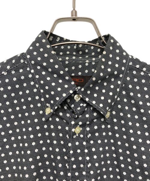ETRO（エトロ）ETRO (エトロ) ドットシャツ ブラック サイズ:39の古着・服飾アイテム