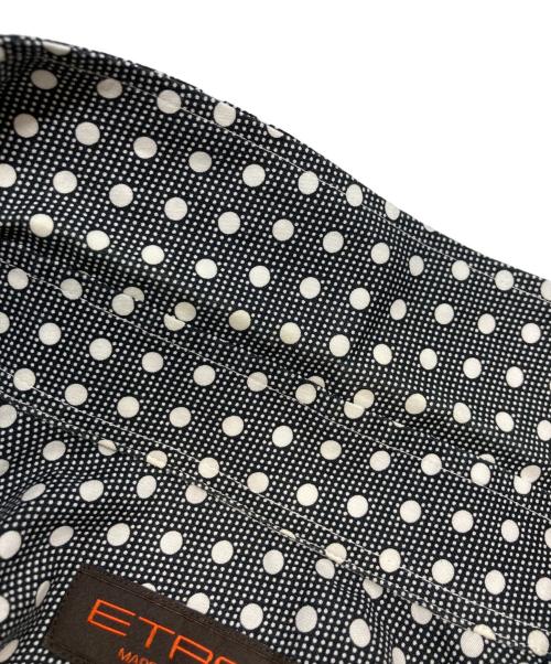 ETRO（エトロ）ETRO (エトロ) ドットシャツ ブラック サイズ:39の古着・服飾アイテム
