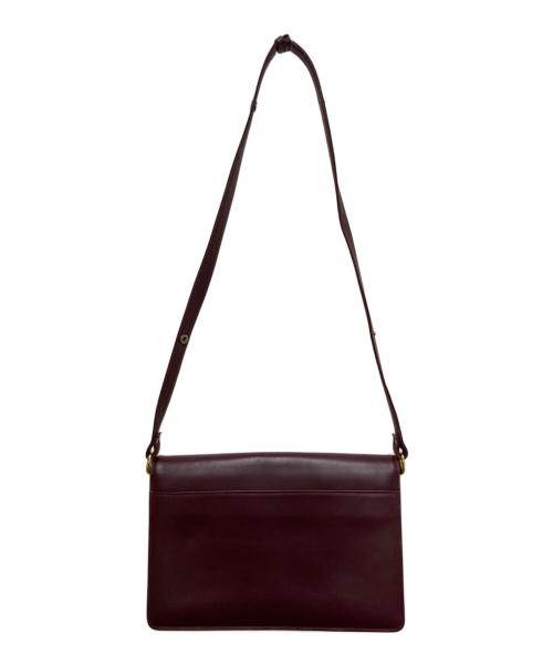 Cartier（カルティエ）Cartier (カルティエ) ショルダーバッグ ボルドーの古着・服飾アイテム
