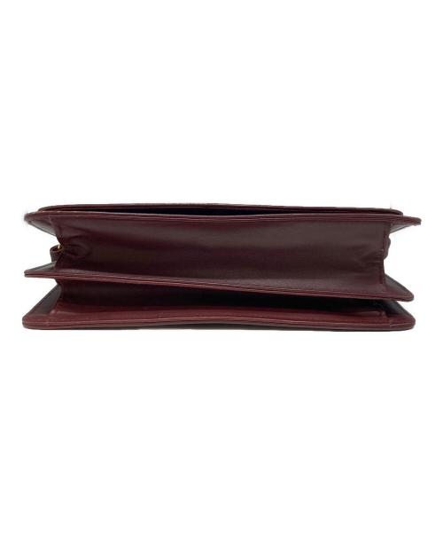 Cartier（カルティエ）Cartier (カルティエ) ショルダーバッグ ボルドーの古着・服飾アイテム