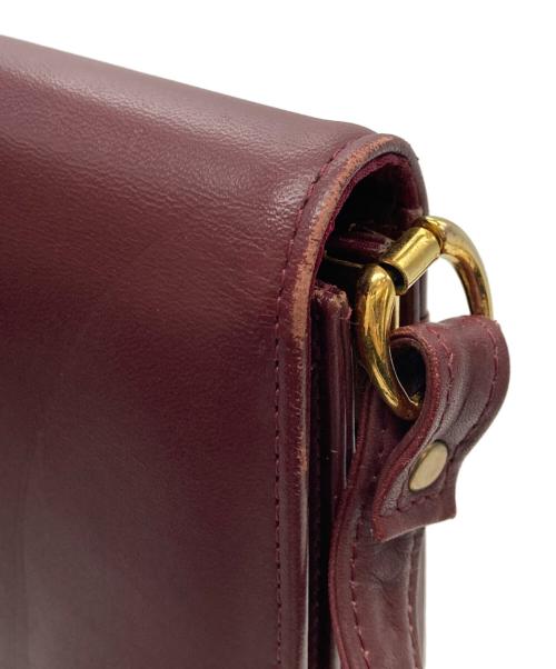 Cartier（カルティエ）Cartier (カルティエ) ショルダーバッグ ボルドーの古着・服飾アイテム