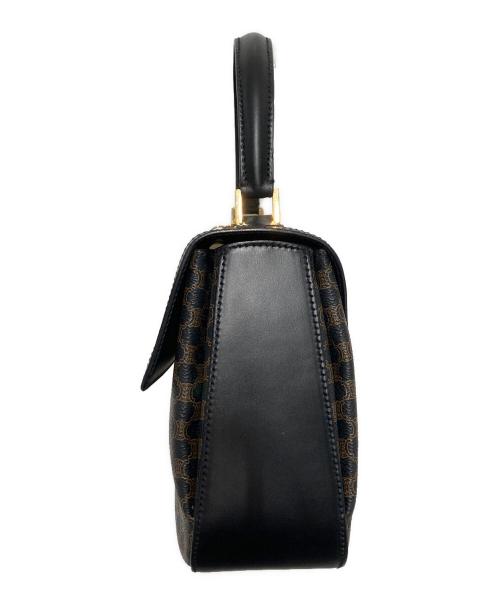 CELINE（セリーヌ）CELINE (セリーヌ) ターンロックハンドバッグ ブラックの古着・服飾アイテム