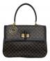CELINE（セリーヌ）の古着「ターンロックハンドバッグ」｜ブラック