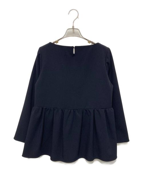 CELFORD（セルフォード）CELFORD (セルフォード) ペプラムプルオーバーブラウス ネイビー サイズ:38の古着・服飾アイテム