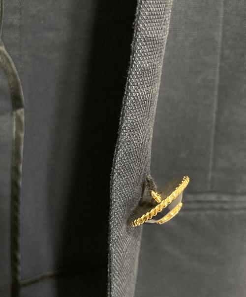 ESTNATION（エストネーション）ESTNATION (エストネーション) コットンオックスノーカラージャケット ネイビー サイズ:36の古着・服飾アイテム